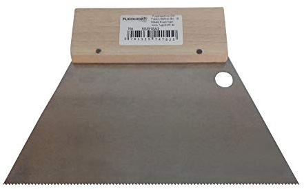 Fugodicht Leim Klebstoff Zahnspachtel Bodenleger Normalstahl A3 0.5x1.5mm gezahnt 180mm