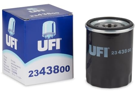 UFI Filters, Filtro Olio per Ricambio 23.438.00, Adatto a Auto, Applicabile su Diversi Modelli Alfa Romeo, Chrysler, Fiat, Ford, Lancia, Opel e Vauxhall