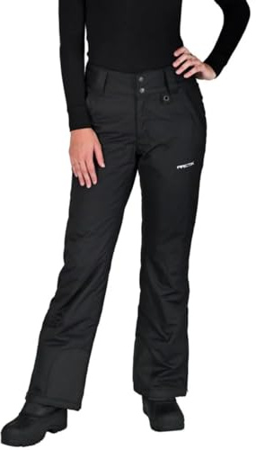 ARCTIX Pantaloni da Neve isolati da Donna, Neri, Medio/Alti