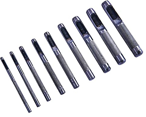 Am-Tech Locheisen-Set, 9 Teile