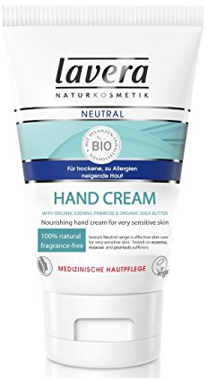 lavera Neutral Handcreme ∙ Intensive Pflege ∙ Bei Neurodermitis anwendbar ∙ Schnell einziehende Hand Creme ∙ vegan ✔ Bio Pflanzenwirkstoffe ✔ Naturkosmetik ✔ Natural & innovative ✔ Handpflege 1er Pack (1 x 50 ml)