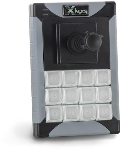 X-Keys XK-12 Plus Joystick USB - 12 keys (Mac/PC DVD)