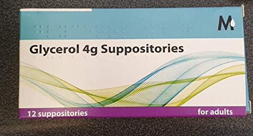 Glycerin (Glycerol) Suppositories 4g Adult - 12