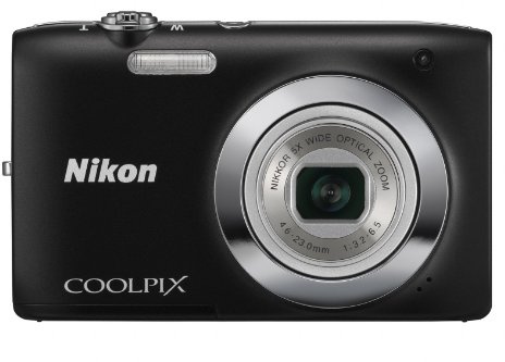 Nikon Coolpix S2600 Kompaktkamera (14 Megapixel, 2,7 Zoll Display, 5-facher optischer Zoom, Schwarz