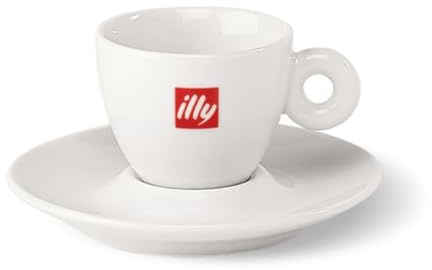 Illy Kaffee Espressotasse mit Untertasse