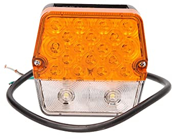 HELLA Valuefit 2Be 357 023-001 Feu Clignotant - Led - 24/12V - Montage En Saillie/Vissé - Fiche: Extrémités De Câble Ouvertes - Quantité: 1
