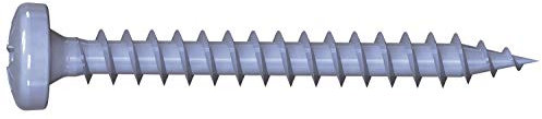 Reisser 03020/5 Schr.Pan-Head, 5,040mm, PZD2blau vzk. RN 9204 Vollgewinde, Silber
