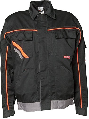 Planam Bundjacke Visline V1, storlek 114, svart/orange/zink, 2411114