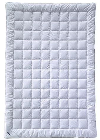Billerbeck, piumone singolo leggero in fibra naturale, Bianco (Weiß), 135 x 200 cm