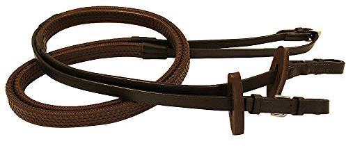 RAMBO Unisex-Erwachsene Micklem Comp Zügel, Pferd, Havana