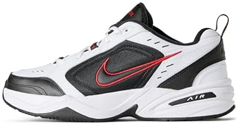Nike Air Monarch Iv, Scarpe da ginnastica Uomo, Bianco White Black Varsity Red 445, 49.5 EU
