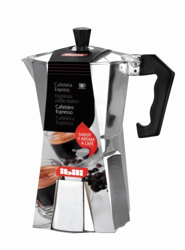 IBILI - Cafetière Express Bahia 9 Tasses, 450 ML, Aluminium