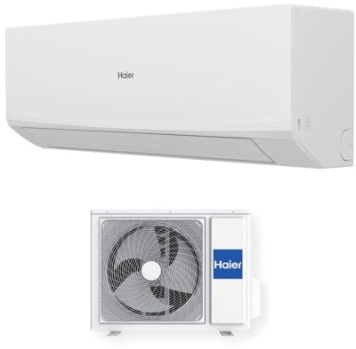 Haier Flair Climatizzatore 9000 Btu R32, Inverter, 19dB(A), Self Clean, UVC Pro, Display Led, Wifi Integrato, A+++A++
