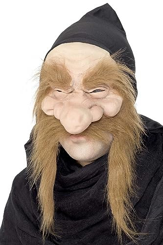 Smiffys Masque chercheur d'or, Demi visage, latex Halloween