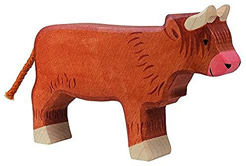 Holztiger 80556 - Spielfigur - Schottisches Hochlandrind stehend