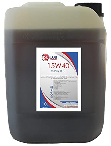 DLLUB - Huile multifonctionnelle SUPER TOU 15W40-10 litres