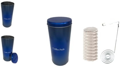 Kaffee pad büchse Pad Dose Box Kaffeepad-Dose ca. 17cm