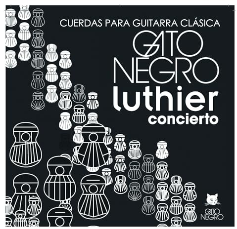 Juego de cuerdas Gato Negro Luthier para guitarra clásica y concierto