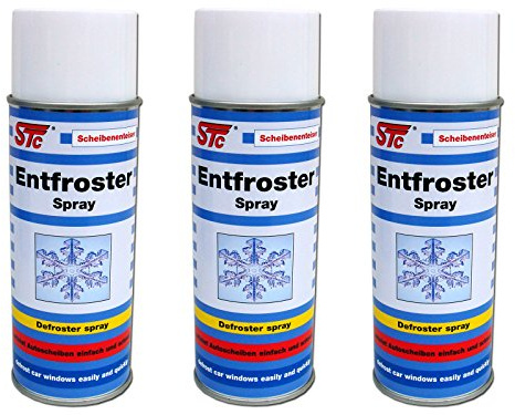 STC 3 x 400 ml Scheibenenteiser Spray | Enteiserspray – Entfrosterspray – Enteiser