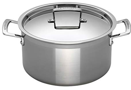Le Creuset Cacerola alta de acero inoxidable 3-Ply 20 cm, 96200620001000