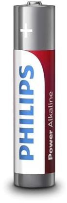 Philips Powerlife Alkaline, Pile Alcaline AAA, Lot de 12