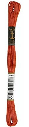 ANCHOR Broderi gängor sticktwist, löplängd: 8 m 1004