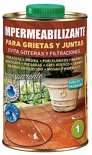 MONESTIR - Impermeabilizante para Grietas y Juntas - Terrazas y Áticos - Suelo y Pared - 1 Litro