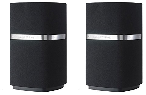 B&W Bowers & Wilkins B&W MM-1 HiFi PC Lautsprecherpaar (Audioübertragung via USB) schwarz/Aluminium