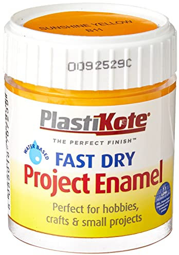 Plastikote B11W 59 ml Enamel Paint Bottle - Sunshine Yellow - PACK OF 1