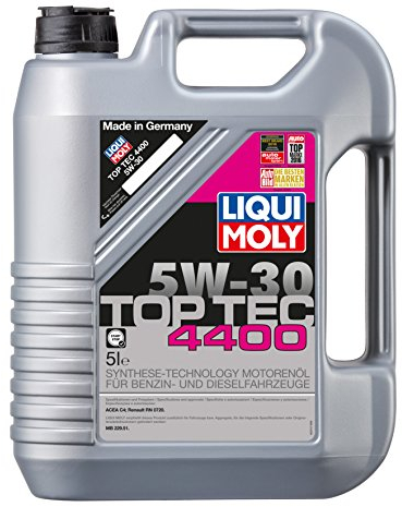 LIQUI MOLY Top Tec 4400 5W-30 | 5 L | Synthesetechnologie Motoröl | Art.-Nr.: 3751