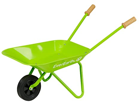 EverEarth Carriola EE33650 in Metallo e Legno per Bambini dai 36 Mesi Schubkarre EE33650 aus Metall und Holz für Kinder ab 36 Monaten