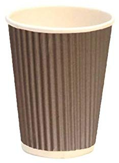 Lot de 200 gobelets en carton 350 ml, thermique pour cappuccino, chocolat, café ou boissons chaudes