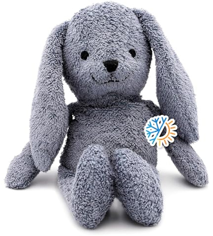 Thermal-Aid® (Baxter The Bunny) – Washable Heating Pad & Ice Pack – Plush Hot/Cold Pack with Natural Corn Filling – Reusable Comfort