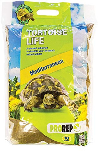 ProRep Tortoise Life Substrate 10L Bag | Tortoise Substrate Mediterranean