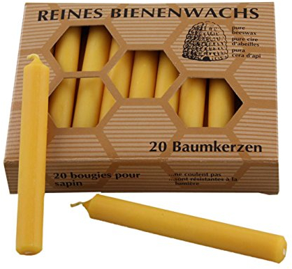 17963.00.020 Bienenwachs Baumkerzen 100/13 mm