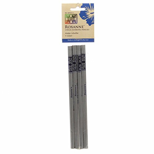 Kolonialnål vattenlösliga kritmarkeringspennor, 4-pack, silver