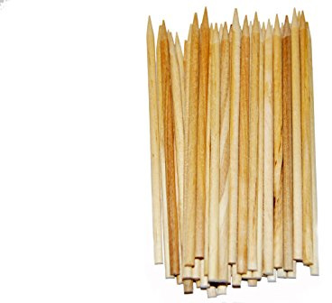 Perfect Stix WRS045SP-1000 Pointed Wooden Semi-point Skewers 4.5 x 11/64 (pack of 1000)