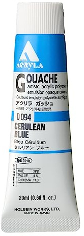 Holbein Acryl La Gouache No. 6 Coelinblau