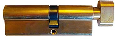 Thumb Turn Knob Euro Profile Cylinder Gold 55/40mm Thumb Cylinder