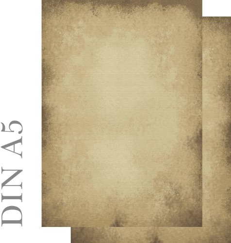 Briefpapier 100 Blatt Motivpapier altes Papier Vintage beidseitig bedruckt 90 g/m² ACHTUNG: Format DIN A5 Ideenstadl 5603-A5