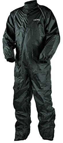 Nerve Hard Rain Traje Impermeable de Moto de Lluvia, Negro, XXXXL