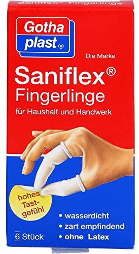 Gotha plast Saniflex Fingerlinge wasserdicht, 6 St. Fingerlinge