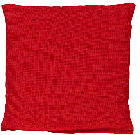 Bio-Dinkelkissen 12x12cm - Bio Füllung & Bio Stoff rot - Wärmekissen & Kältekissen Körnerkissen