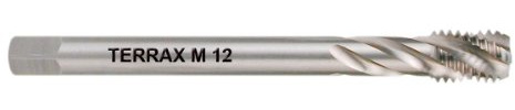 TERRAX by RUKO 233120TX Maschinengewindebohrer DIN 371 M12 HSS