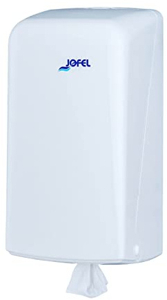 Hexotol AG32000 Handtuchspender aus Kunststoff, weiß, 14 x 14 x 28,7 cm
