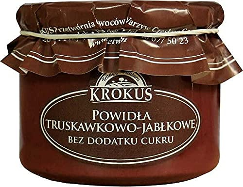 Mermelada de fresa y manzana sin azúcar 310g Krokus