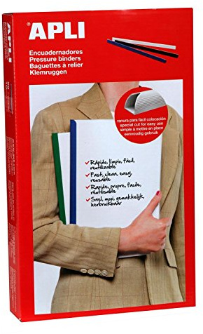 APLI 002015 APLI 002015 50 Binderücken A4, 15 mm, weiß
