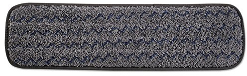 Rubbermaid Commercial 1863895 Executive Series HYGEN multi-usage en microfibre humide pour balai plat, 45,7 cm, unilatéral
