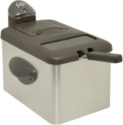 frifri Friteuse Expert 4,5L DUO 3200W - Design Rectangulaire,Tête de Chauffe Brevetée, Facile à Nettoyer - Aluminium