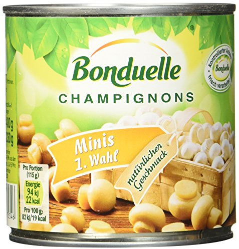Bonduelle Champig. Minis Feinst.Auslese , 6er Pack (6 x 390 g)